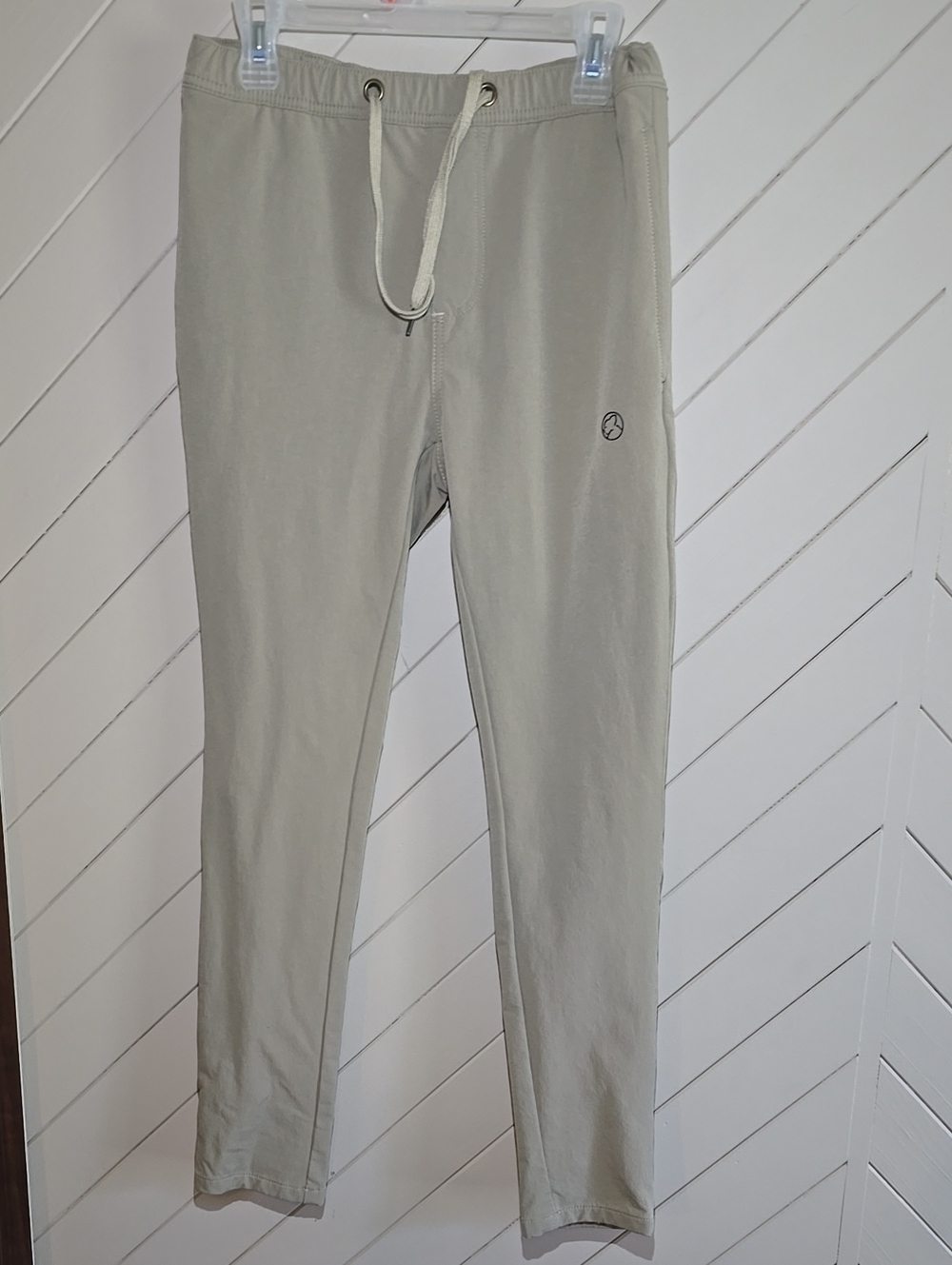 Boys Relaxed Drawstring Men’s Pants - Light Beige